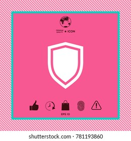 Shield, protection icon