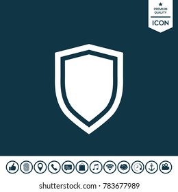 Shield, protection icon