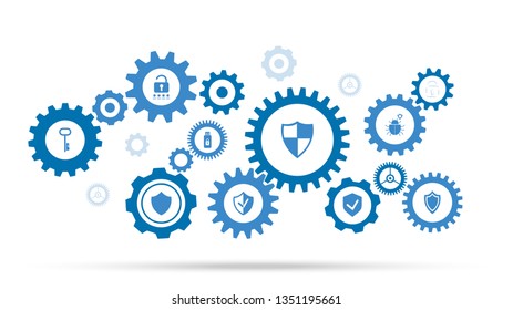 shield protection icon. From cyber security set