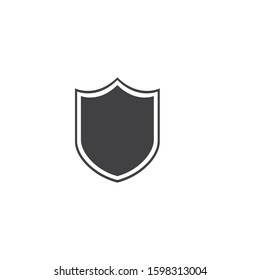 Shield Protection Icon Design ilustration