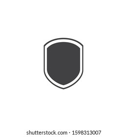 Shield Protection Icon Design ilustration