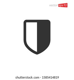 Shield Protection Icon Design Vector