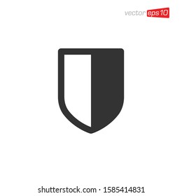 Shield Protection Icon Design Vector