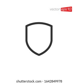 Shield Protection Icon Design Vector