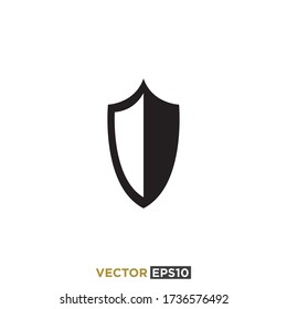 Icono de protección de escudo Ilustración de vectores de diseño