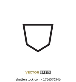 Icono de protección de escudo Ilustración de vectores de diseño