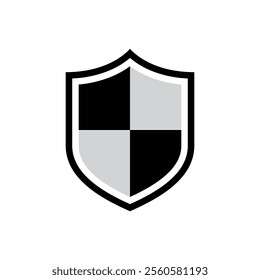 Shield, protection icon in generic style. Secure guard concept