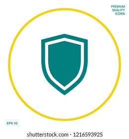 Shield, protection icon. Graphic elements for your design