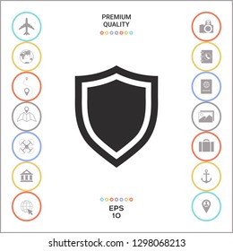 Shield. Protection icon. Graphic elements for your design