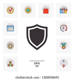 Shield. Protection icon. Graphic elements for your design