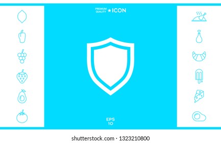 Shield. Protection icon. Graphic elements for your design