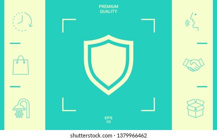 Shield. Protection icon. Graphic elements for your design