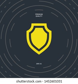 Shield - protection icon. Graphic elements for your design