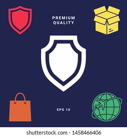Shield - protection icon. Graphic elements for your design