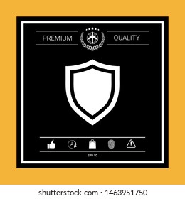 Shield. Protection icon. Graphic elements for your design