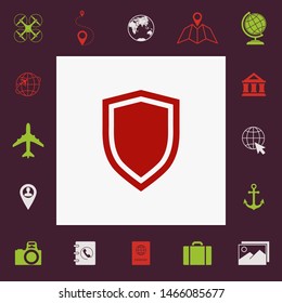 Shield, protection icon. Graphic elements for your design