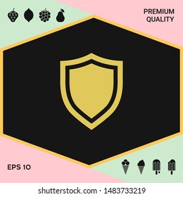 Shield. Protection icon. Graphic elements for your design