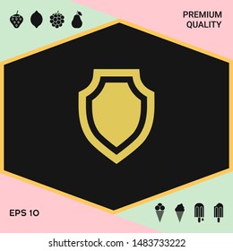 Shield - protection icon. Graphic elements for your design