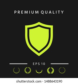 Shield. Protection icon. Graphic elements for your design