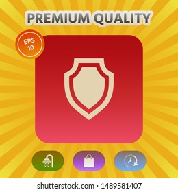 Shield - protection icon. Graphic elements for your design