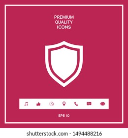 Shield. Protection icon. Graphic elements for your design