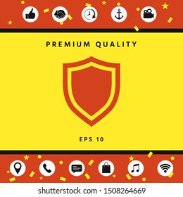 Shield. Protection icon. Graphic elements for your design