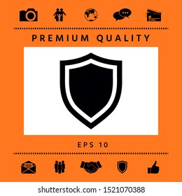 Shield. Protection icon. Graphic elements for your design