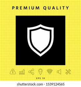 Shield. Protection icon. Graphic elements for your design
