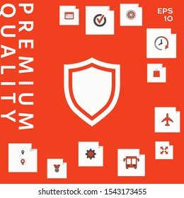 Shield. Protection icon. Graphic elements for your design