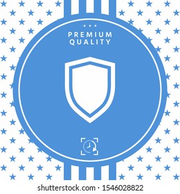 Shield, protection icon. Graphic elements for your design