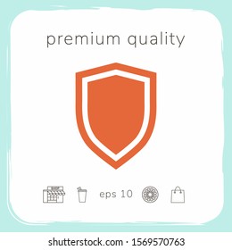 Shield, protection icon. Graphic elements for your design