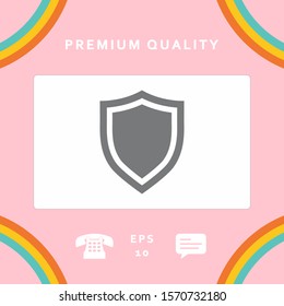 Shield. Protection icon. Graphic elements for your design