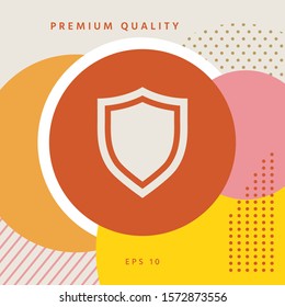 Shield. Protection icon. Graphic elements for your design