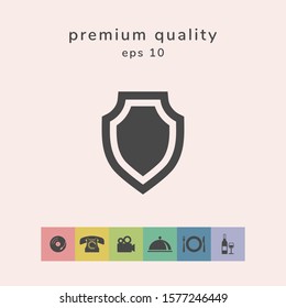 Shield - protection icon. Graphic elements for your design