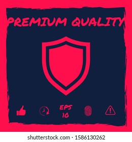 Shield. Protection icon. Graphic elements for your design
