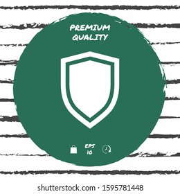Shield, protection icon. Graphic elements for your design