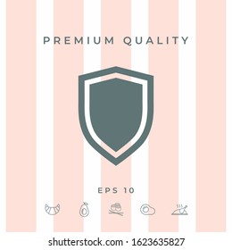 Shield, protection icon. Graphic elements for your design