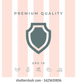 Shield - protection icon. Graphic elements for your design