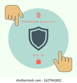 Shield. Protection icon. Graphic elements for your design