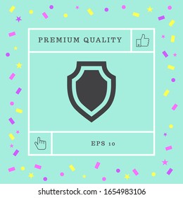 Shield - protection icon. Graphic elements for your design