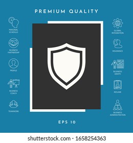 Shield. Protection icon. Graphic elements for your design