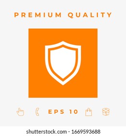 Shield. Protection icon. Graphic elements for your design