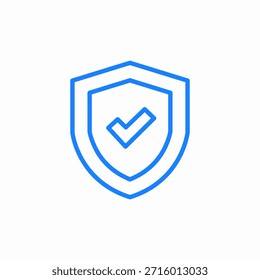 shield protection icon sign vector