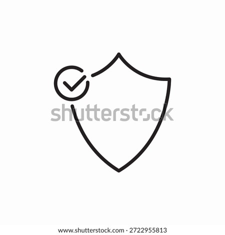 shield protection icon sign vector