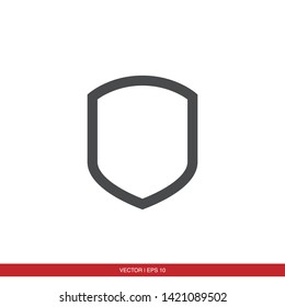 Shield Protection Icon Vector Illustration - Vector