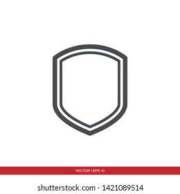Shield Protection Icon Vector Illustration - Vector