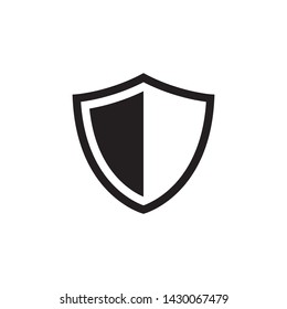 shield protection icon vector illustration