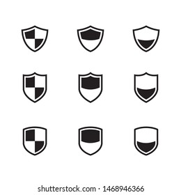 shield protection icon vector illustration