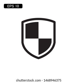 shield protection icon vector illustration
