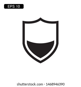 shield protection icon vector illustration